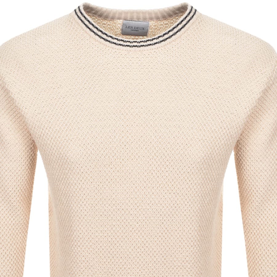 Alternative Image for ProductLes Deux Franklin Pineapple Knit Jumper Cream2